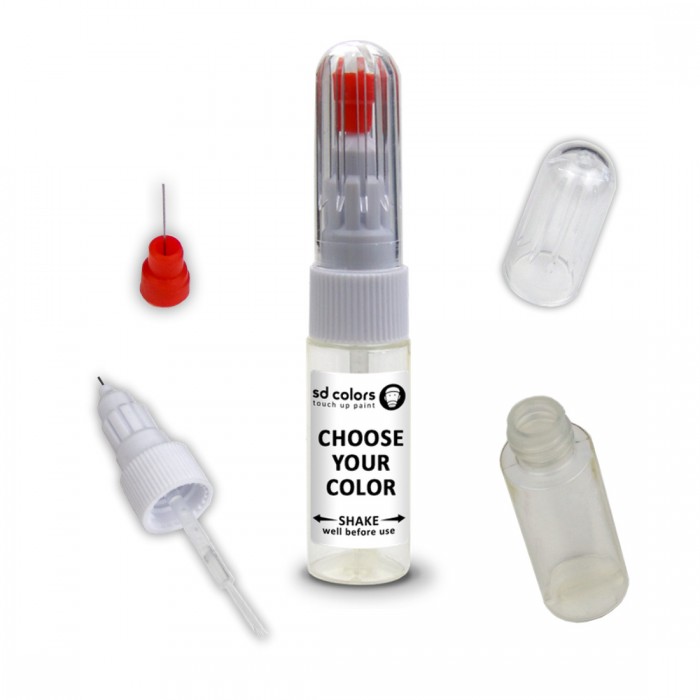 SD COLORS JET BLACK 41W сompatible MAZDA New Touch Up Paint Pen REPAIR KIT 7ML SCRATCH CHIP BRUSH COLOR CODE 41W JET BLACK