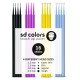 SD COLORS TOUCH UP PAINT KIT CARE  DARK GRAPHITE II B90 A90 сompatible with BMW Small Edition Set
