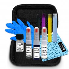 SD COLORS TOUCH UP PAINT KIT CARE  TORNADO BLUE 468 сompatible with FIAT Red Rocket Set