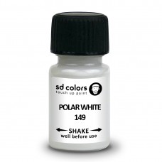 SD COLORS POLAR WHITE 149 сompatible MERCEDES New Touch Up Paint 8ML REPAIR SCRATCH CHIP BRUSH COLOR CODE 149 POLAR WHITE