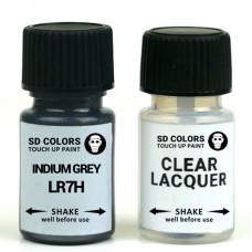 SD COLORS INDIUM GREY LR7H сompatible VW/AUDI New Touch Up Paint 8ML REPAIR SCRATCH CHIP BRUSH COLOR CODE LR7H INDIUM GREY (PAINT+LACQUER)
