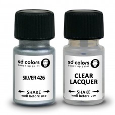 SD COLORS SILVER 426 сompatible VOLVO New Touch Up Paint 8ML REPAIR SCRATCH CHIP BRUSH COLOR CODE 426 SILVER (PAINT+LACQUER)