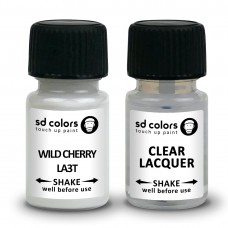 SD COLORS WILD CHERRY LA3T сompatible VW/AUDI New Touch Up Paint 8ML REPAIR SCRATCH CHIP BRUSH COLOR CODE LA3T WILD CHERRY (PAINT+LACQUER)