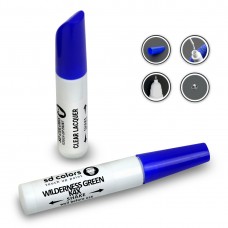 SD COLORS WILDERNESS GREEN K4X сompatible SUBARU New Touch Up Paint Pen REPAIR KIT 12ML SCRATCH CHIP BRUSH COLOR CODE K4X WILDERNESS GREEN (PAINT+LACQUER)
