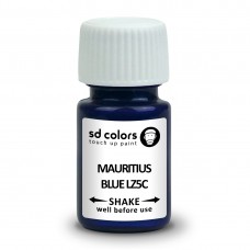 SD COLORS MAURITIUS BLUE LZ5C сompatible VW/AUDI New Touch Up Paint 8ML REPAIR SCRATCH CHIP BRUSH COLOR CODE LZ5C MAURITIUS BLUE