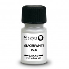 SD COLORS GLACIER WHITE LS9R сompatible VW/AUDI New Touch Up Paint 8ML REPAIR SCRATCH CHIP BRUSH COLOR CODE LS9R GLACIER WHITE