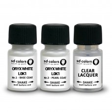 SD COLORS ORYX WHITE L0K1 BASE сompatible VW/AUDI New Touch Up Paint 8ML REPAIR SCRATCH CHIP BRUSH COLOR CODE L0K1 BASE ORYX WHITE (PAINT+LACQUER)