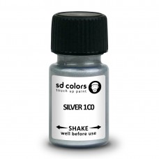 SD COLORS SILVER 1C0 сompatible TOYOTA New Touch Up Paint 8ML REPAIR SCRATCH CHIP BRUSH COLOR CODE 1C0 SILVER
