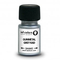 SD COLORS GUNMETAL GREY KAD сompatible NISSAN New Touch Up Paint 8ML REPAIR SCRATCH CHIP BRUSH COLOR CODE KAD GUNMETAL GREY