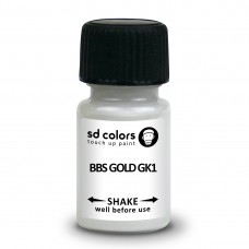 SD COLORS BBS GOLD GK1 сompatible SUBARU New Touch Up Paint 8ML REPAIR SCRATCH CHIP BRUSH COLOR CODE GK1 BBS GOLD