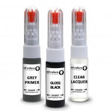 SD COLORS  GLOSS BLACK сompatible VW/AUDI New Touch Up Paint Pen REPAIR KIT 7ML SCRATCH CHIP BRUSH COLOR CODE GLOSS BLACK  (PAINT+PRIMER+LACQUER)