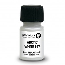 SD COLORS ARCTIC WHITE 147 сompatible MERCEDES New Touch Up Paint 8ML REPAIR SCRATCH CHIP BRUSH COLOR CODE 147 ARCTIC WHITE