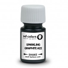 SD COLORS SPARKLING GRAPHITE A22 сompatible BMW New Touch Up Paint 8ML REPAIR SCRATCH CHIP BRUSH COLOR CODE A22 SPARKLING GRAPHITE