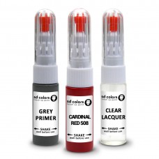 SD COLORS CARDINAL RED 508 сompatible OPEL New Touch Up Paint Pen REPAIR KIT 7ML SCRATCH CHIP BRUSH COLOR CODE 508 CARDINAL RED (PAINT+PRIMER+LACQUER)