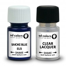 SD COLORS SMOKE BLUE EU3 сompatible KIA New Touch Up Paint 8ML REPAIR SCRATCH CHIP BRUSH COLOR CODE EU3 SMOKE BLUE (PAINT+LACQUER)
