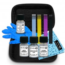 SD COLORS TOUCH UP PAINT KIT CARE  MONZA SILVER LX7V сompatible with VW/AUDI Small Edition Set