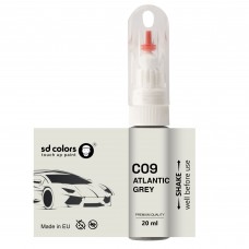 Touch Up Paint 20ml ATLANTIC GREY C09 for BMW Scratch and Chip Repair Brush