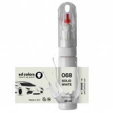 Touch Up Paint 20ml WHITE 068 for TOYOTA Scratch and Chip Repair Brush