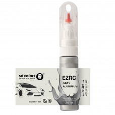 Touch Up Paint 20ml GREY ALUMINIUM EZRC for CITROEN Scratch and Chip Repair Brush