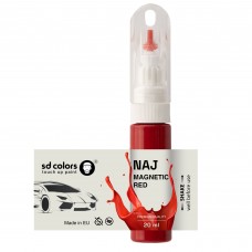 Touch Up Paint 20ml MAGNETIC RED NAJ for NISSAN Scratch and Chip Repair Brush