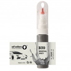 Touch Up Paint 20ml MINERAL GREY B39 for BMW Scratch and Chip Repair Brush