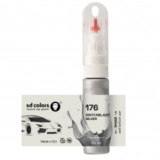 Touch Up Paint 20ml SWITCHBLADE SILVER 176 for OPEL Scratch and Chip Repair Brush