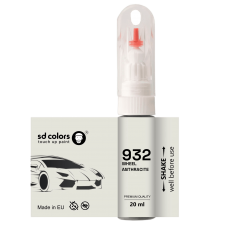 Touch Up Paint 20ml WHEEL ANTHRACITE 932 for VOLVO Scratch and Chip Repair Brush