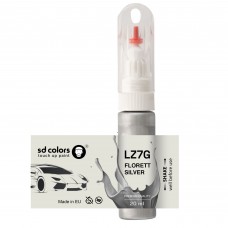 Touch Up Paint 20ml FLORETT SILVER LZ7G for VAG/VW/AUDI Scratch and Chip Repair Brush